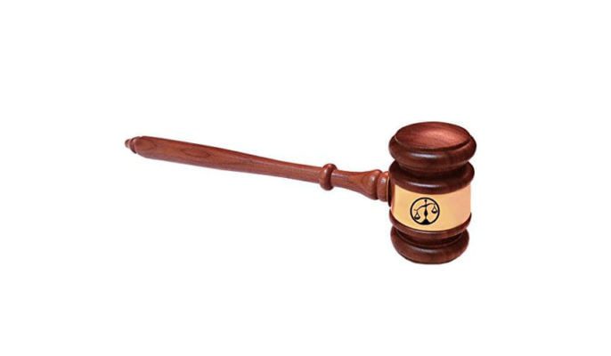 Scales of Justice Gavel