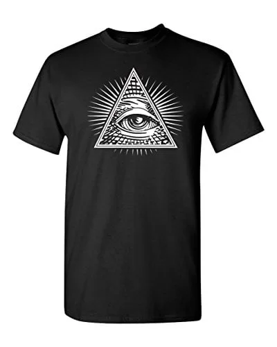 Logoz USA Eye of Providence All Seeing Eye Mens T Shirt B01BVTR5VK