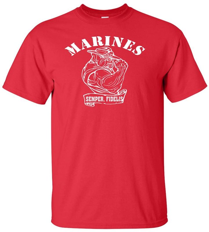 Variation BULL1TREDLLOGOZ of United States Marine T Shirt B00VC9XZNC 3390