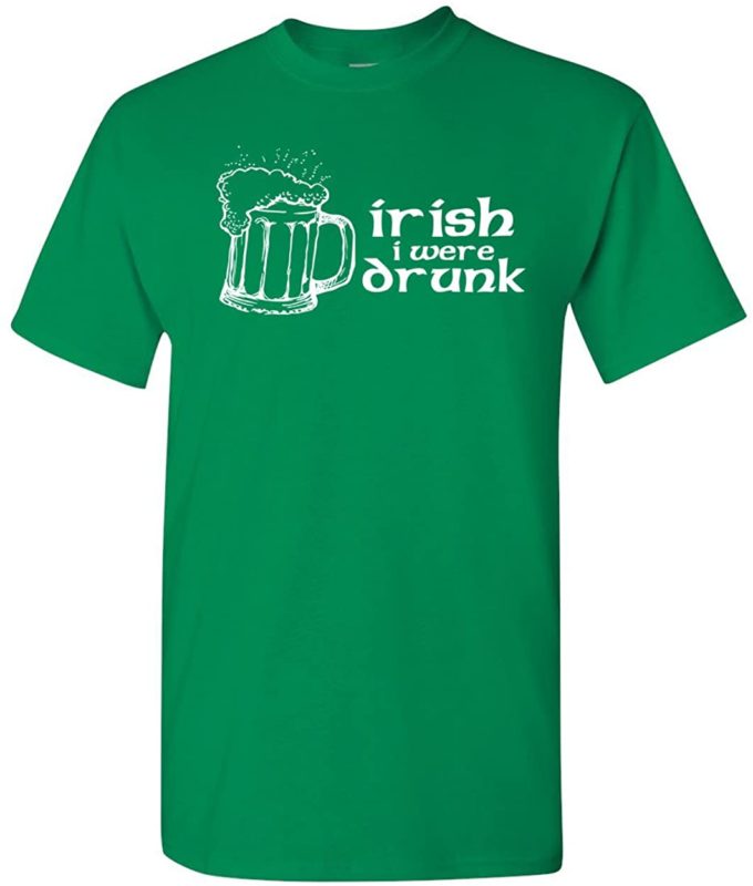 Variation IRISHWERETRGX of Logoz USA Irish I were Drunk T Shirt B00U7TIMK4 3234