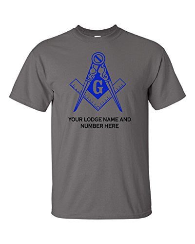 Details about   Mason Blue Lodge Custom T Shirt 