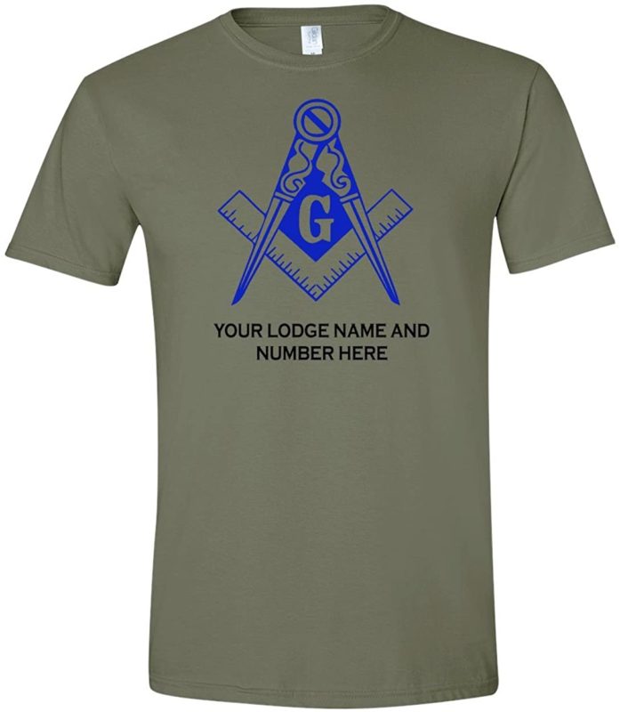 Variation LogozBlueLodgeCustomSmallMilitary of Mason Blue Lodge Custom T Shirt B01K6AL4OY 2975