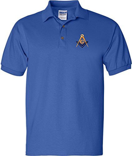 Variation LogozMasonPoloROYALBS of Mason Blue Lodge Polo Golf Shirt B00VO8ES6O 2878