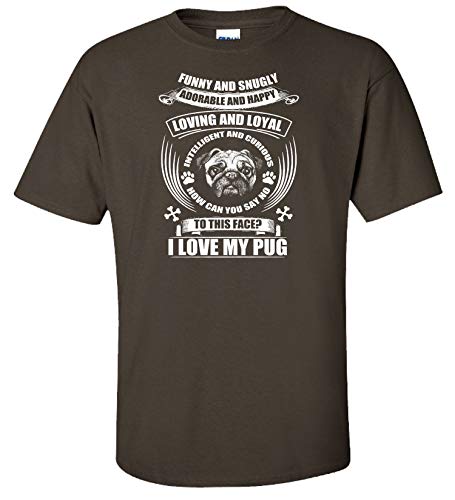 Variation LogozPugFunnySnuglyATCHARS of Logoz USA Pug Funny and Snugly Adorable and Happy T Shirt B07K1P8WYF 2717