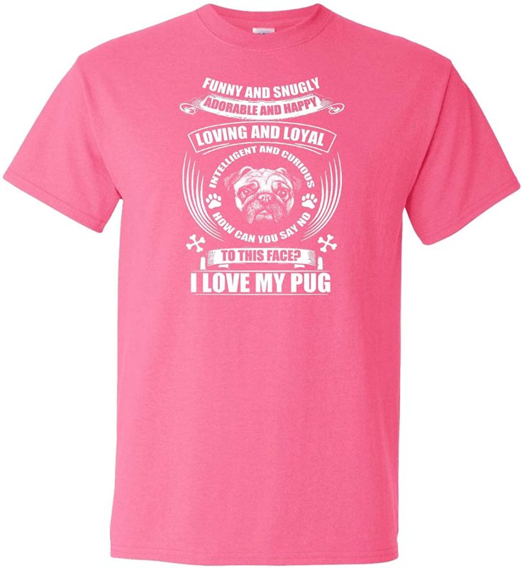 Variation LogozPugFunnySnuglyATPM of Logoz USA Pug Funny and Snugly Adorable and Happy T Shirt B07K1P8WYF 2725