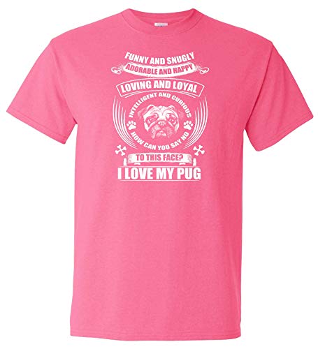 Variation LogozPugFunnySnuglyATPS of Logoz USA Pug Funny and Snugly Adorable and Happy T Shirt B07K1P8WYF 2719