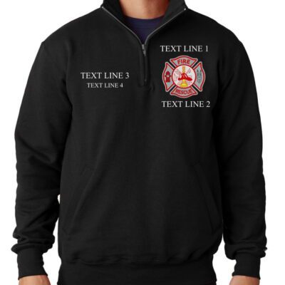 Firefighter Job Shirt Job Fleece Zip Firefighter Job Shirt