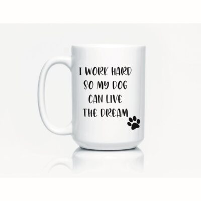 Dog Livin The Dream Coffee Mug