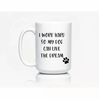 Dog Livin The Dream Coffee Mug