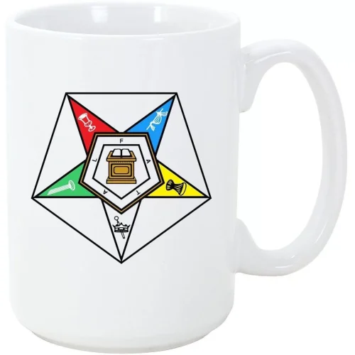 Order Of The Eastern Star Masonic Coffee Mug Oes
