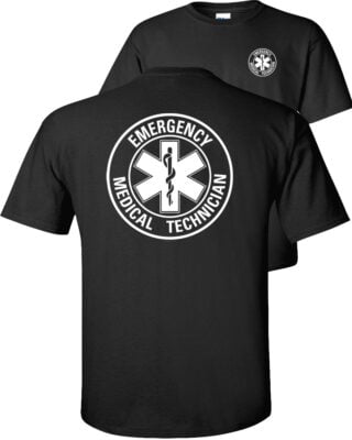Emergency Medical Technician T-Shirt Circle EMT
