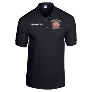Personalized Firefighter Polo Shirt Embroidered Polo Custom